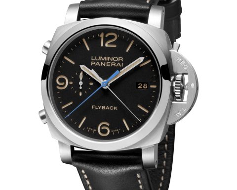 Panerai Luminor 1950 three-day power reserve flyback chronograph watch