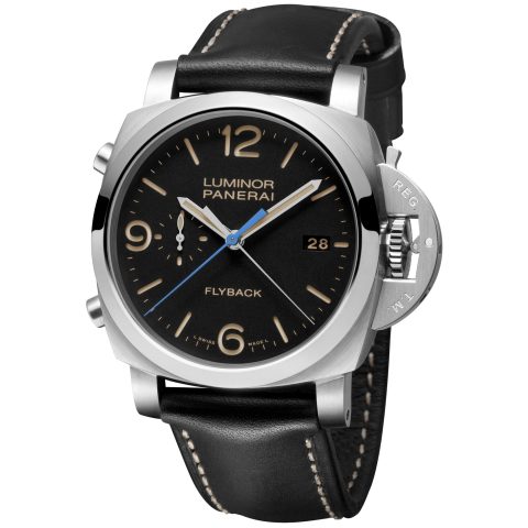Panerai Luminor 1950 three-day power reserve flyback chronograph watch