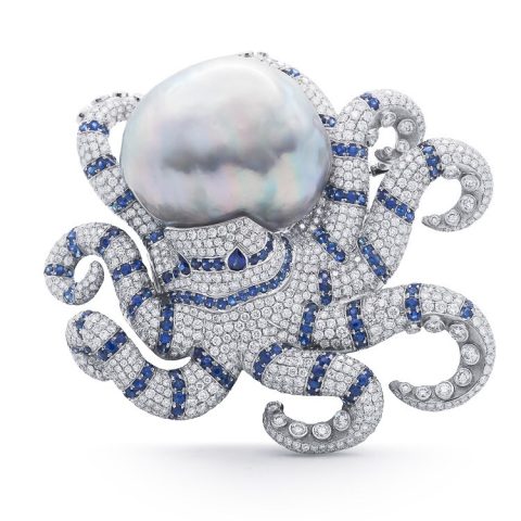 Tiffany & Co. Tiffany Blue Book Octopus Brooch