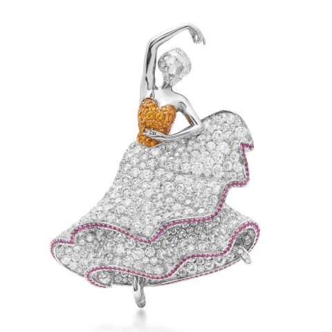 Van Cleef & Arpels Ballet Précieux Sylphide brooch