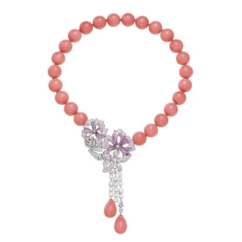 Van Cleef & Arpels Hibiscus d'Opale necklace