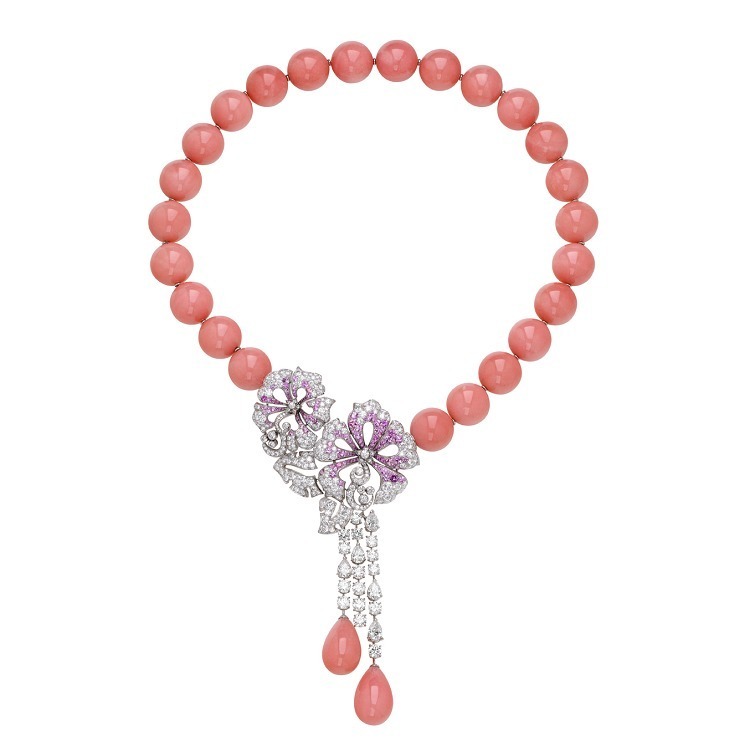 Van Cleef & Arpels Hibiscus d'Opale necklace