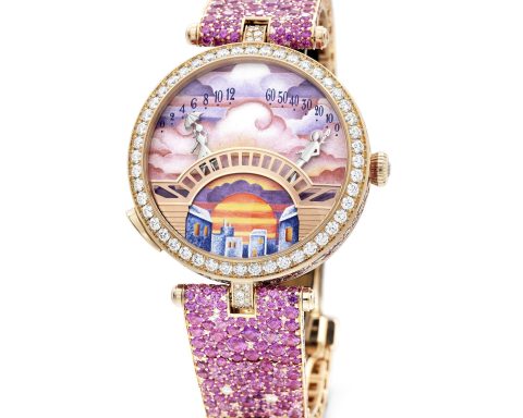 Van Cleef & Arpels Lady Arpels Pont des Amoureux Soirée Four Seasons "Dusk" Watch