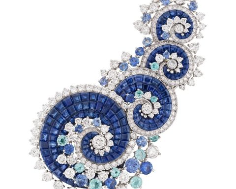 Van Cleef & Arpels Vagues Mystérieuses brooch