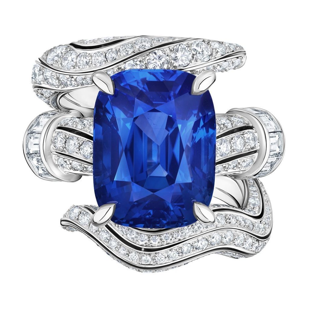 Louis Vuitton Louis Vuitton Motion Trickle Sapphire Ring