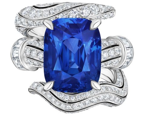 Louis Vuitton Louis Vuitton Motion Trickle Sapphire Ring