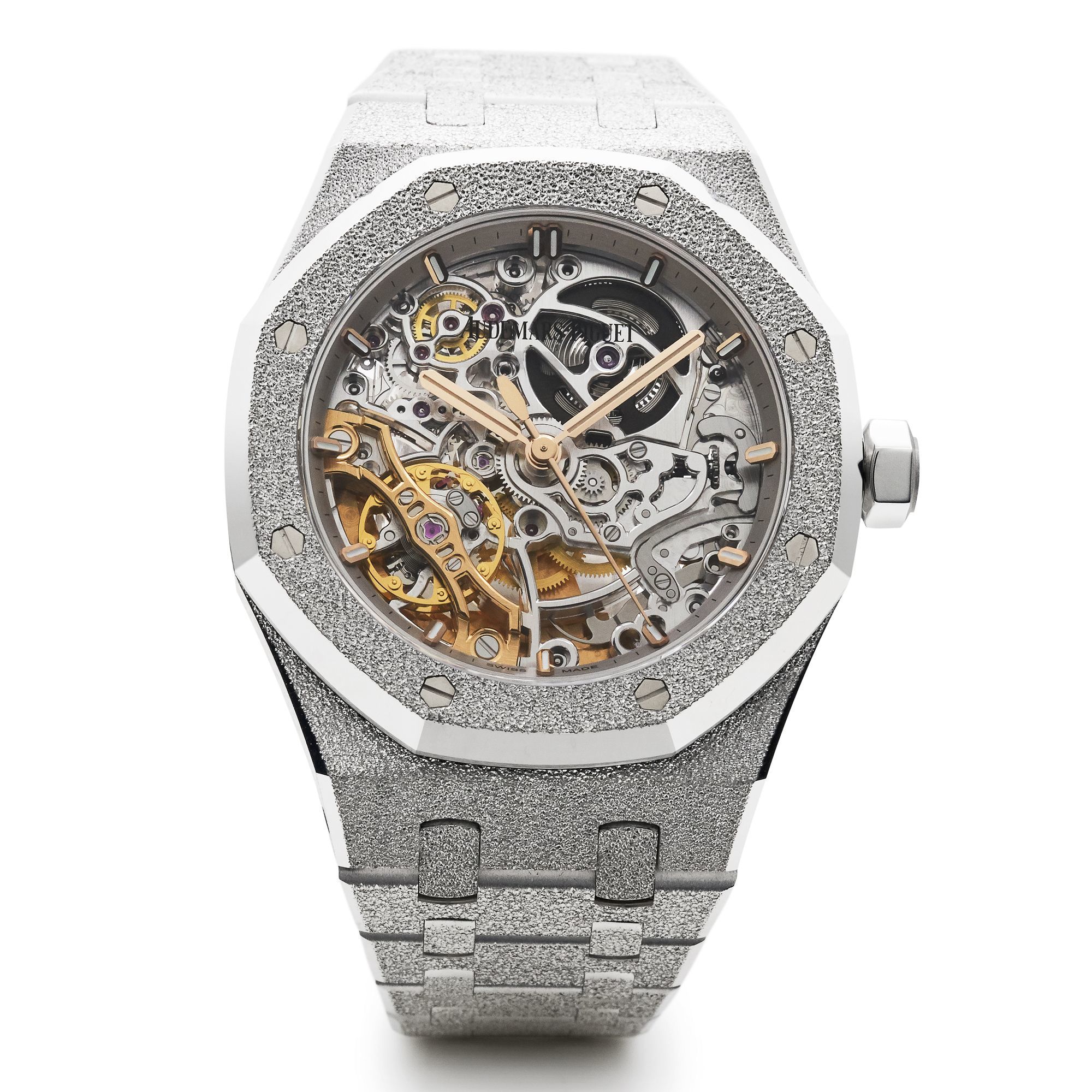 Royal Oak Frosted Gold Openworked