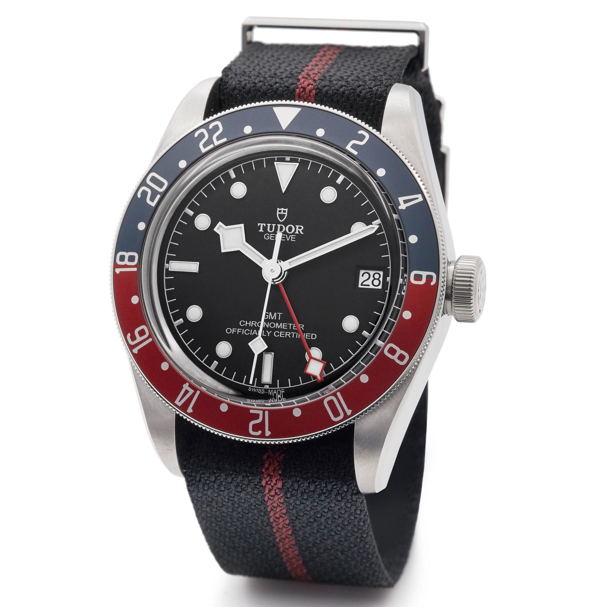 Tudor Black Bay GMT dial details